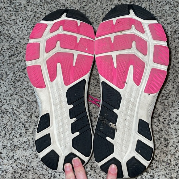 ASICS Women's Gray and Pink Running Shoes - Picture 6 of 10